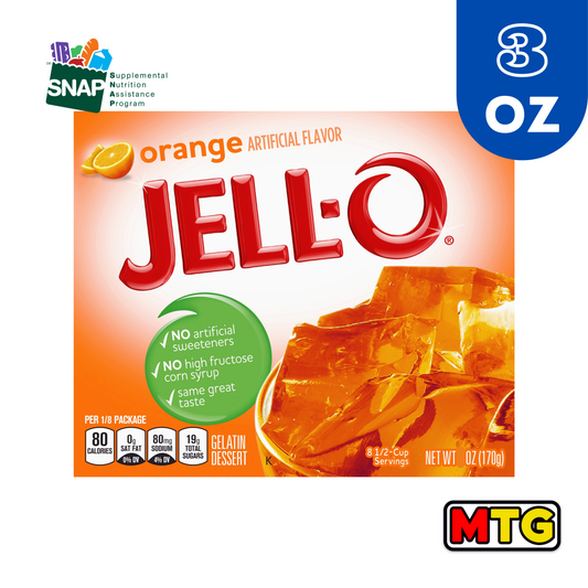 Gelatina Jell-o - Orange 3oz