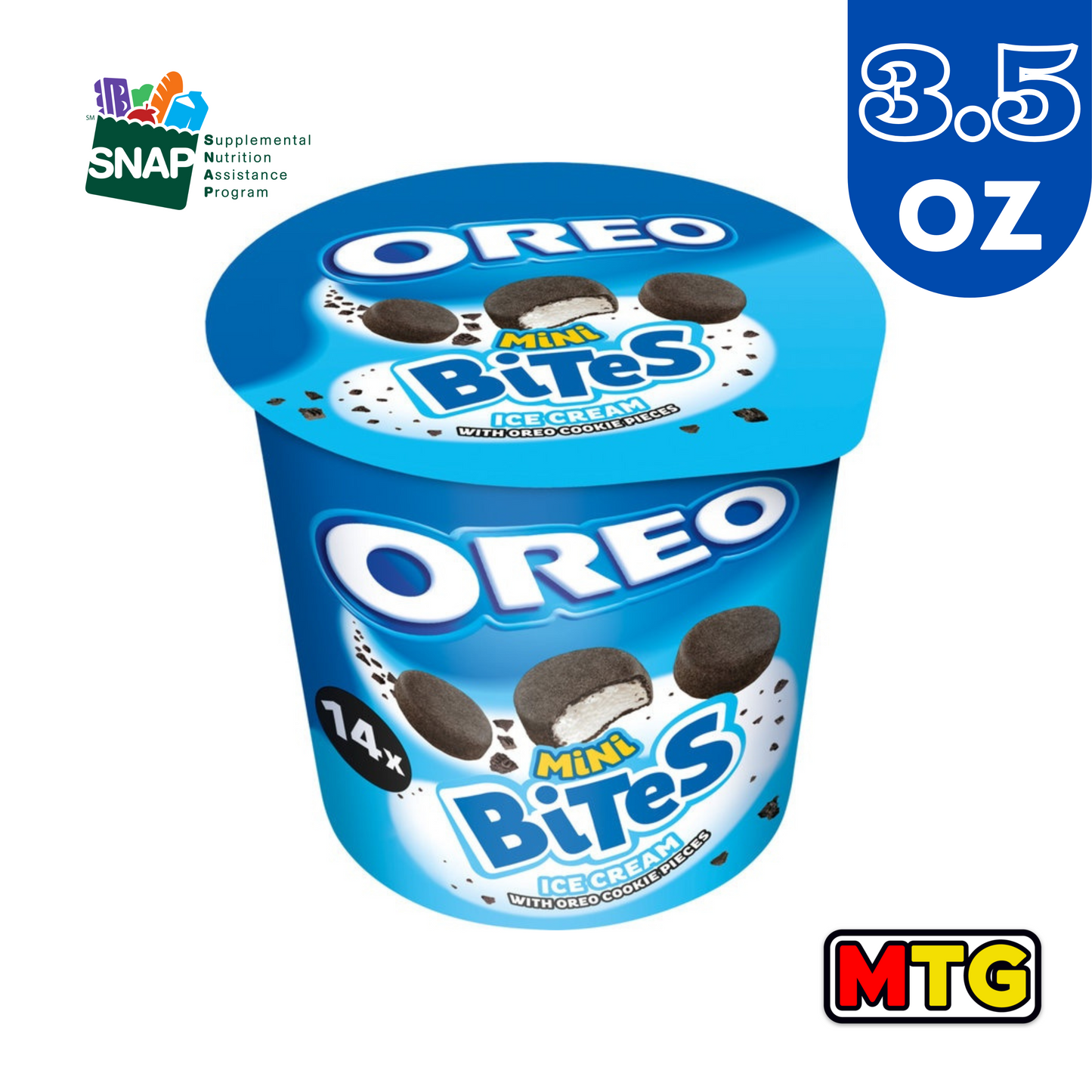 Mantecado Oreo - Mini Bites 3.5oz (14 Bites)